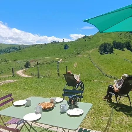 Gite Avec Vue Exceptionnelle Sur Les Montagnes Camurac Exterior photo